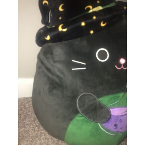 SQUISHMALLOWS Halloween CLEO the Cat WITCH Plush / Stuffed Animal - 16” NWT - Picture 8 of 16